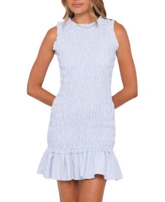  Kiki Smocked Mini Dress