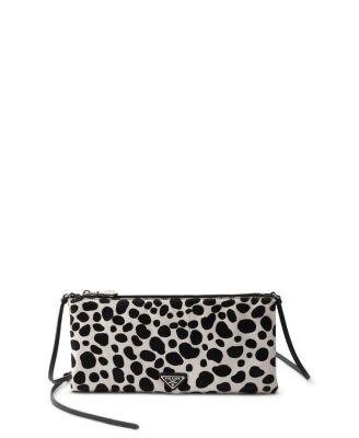 Prada Small Printed Calfskin Leather Shoulder Bag