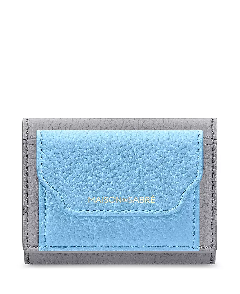 Maison de SABRE Leather Compact Trifold Wallet