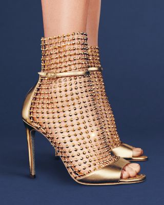 Women's Galaxia Rhinestone Mesh Stiletto Sandals - Exclusive