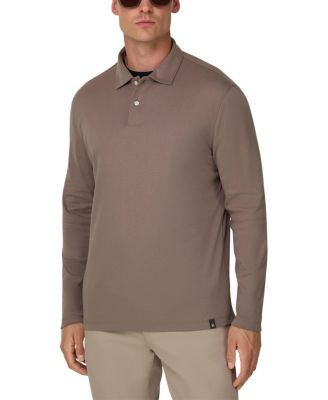 Boggi Milano Cotton Blend Jersey S. Cafe Polo