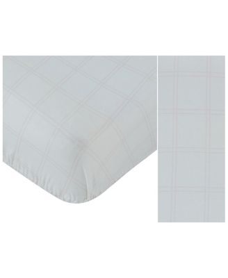 Unisex Whinny Plaid Fitted Bassinet Sheet - Baby