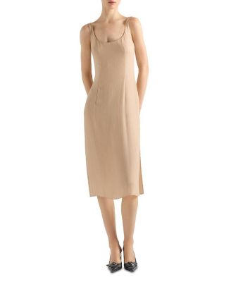  Embroidered Triple Chiffon Dress