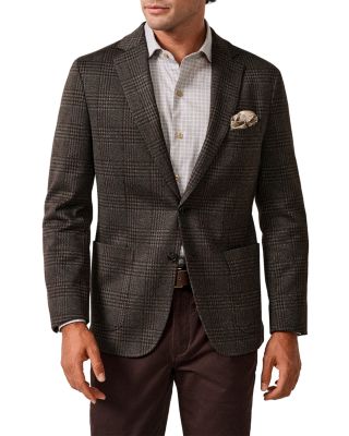 Jackson Plaid Knit Soft Coat