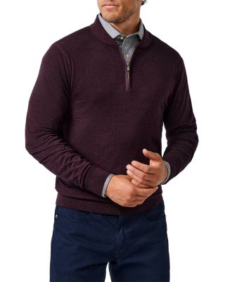 Skipper Wool Blend Quarter Zip Sweater