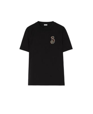  Check B Motif Cotton T-shirt