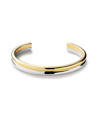  Double Arlo Cuff Two Tone Bracelet