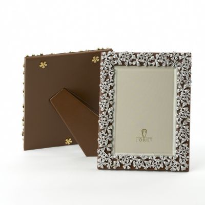 Platinum Garland Frame, 4" x 6"