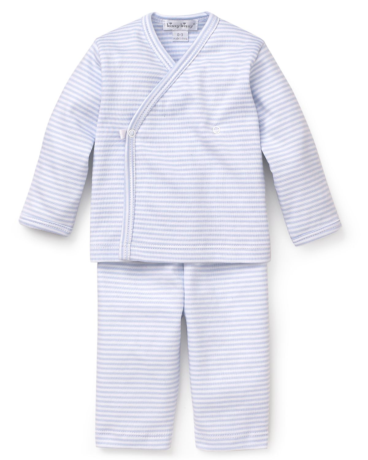 Kissy Kissy Boys' Wrap-Front Shirt & Pants - Baby