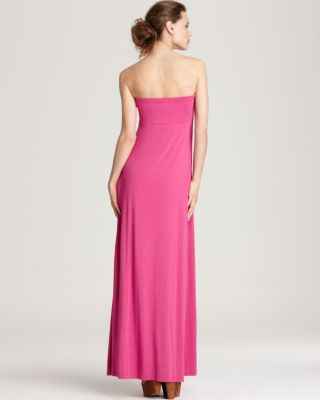 Design History Maxi Dress - Crochet Strapless
