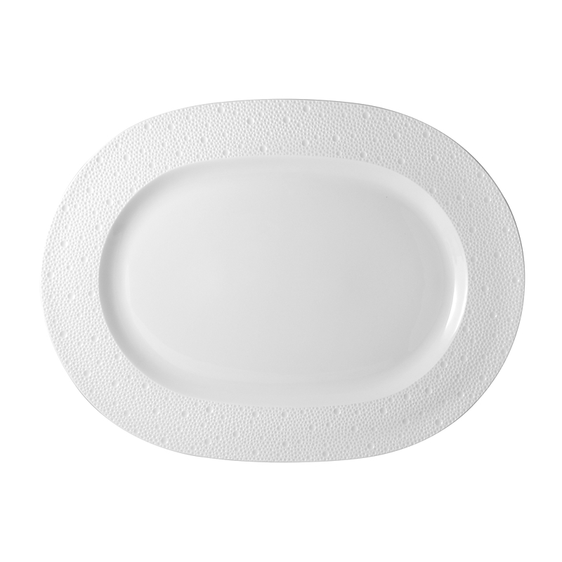 Bernardaud Ecume Platter In White