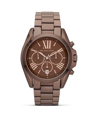 Michael Kors watch - mid size Expresso Petite Lexington Pavé Espresso-Tone Watch in CHOCOLATE  main image 4