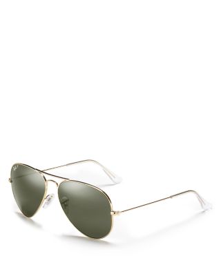  Original Polarized Brow Bar Aviator Sunglasses, 58mm