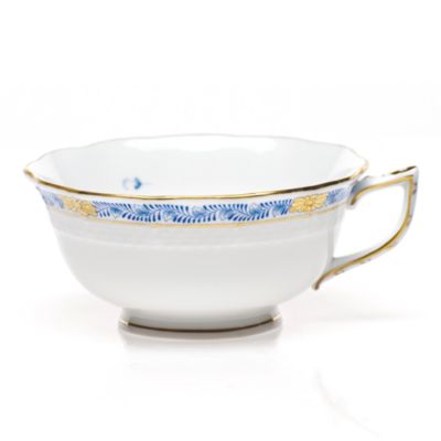 Chinese Bouquet Tea Cup, Garland Blue