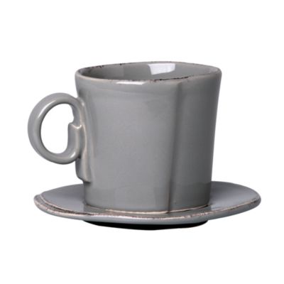 Vietri Lastra Espresso Cup & Saucer 