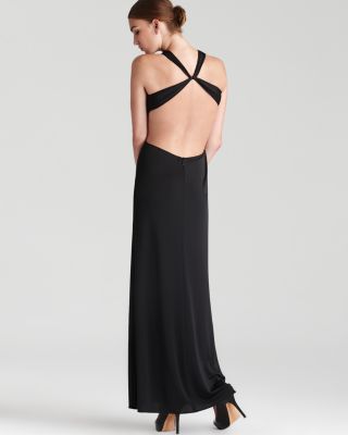 BCBGMAXAZRIA Racerback Gown - Jovarra Chain Belt  display picture 3