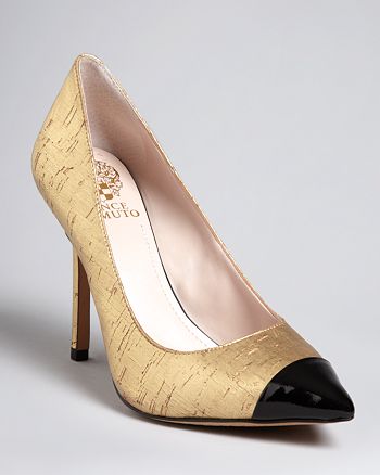 VINCE CAMUTO - Pointed Toe Cap Toe Pumps - Harty2 High-Heel