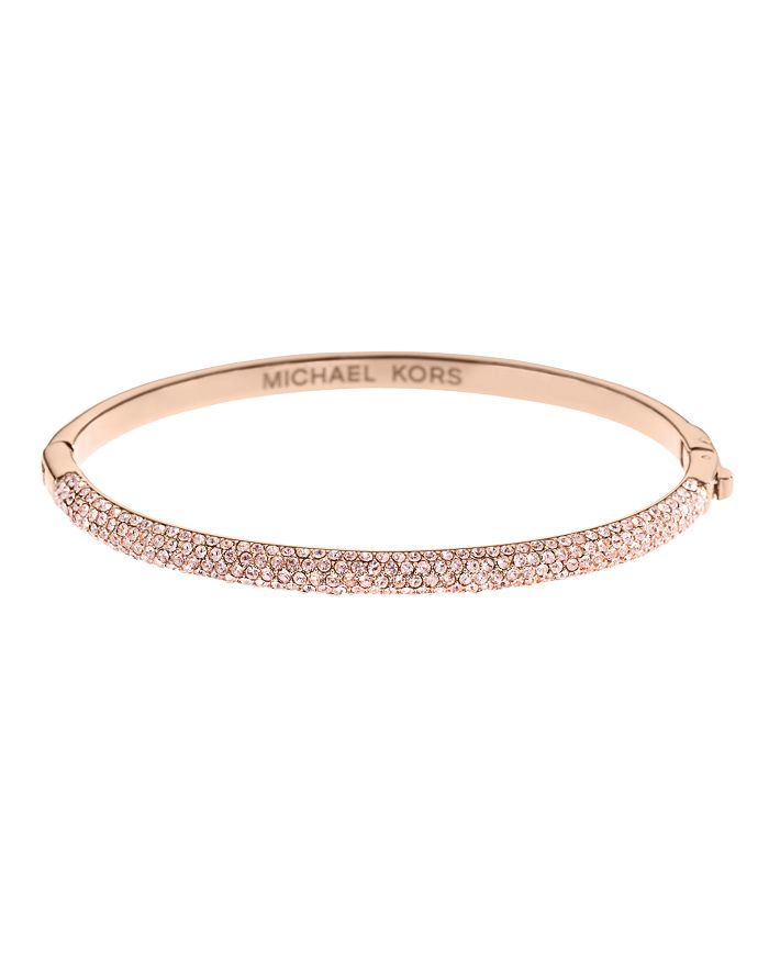 Michael kors pave 2025 hinge bangle bracelet