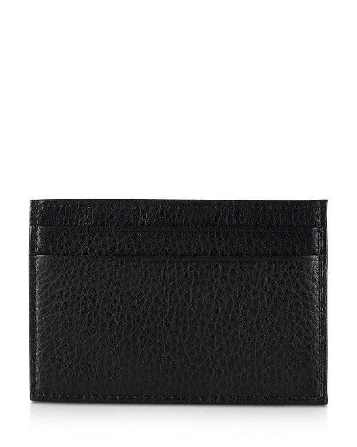 Polo Ralph Lauren Pebbled Card Case with Money Clip | Bloomingdale's