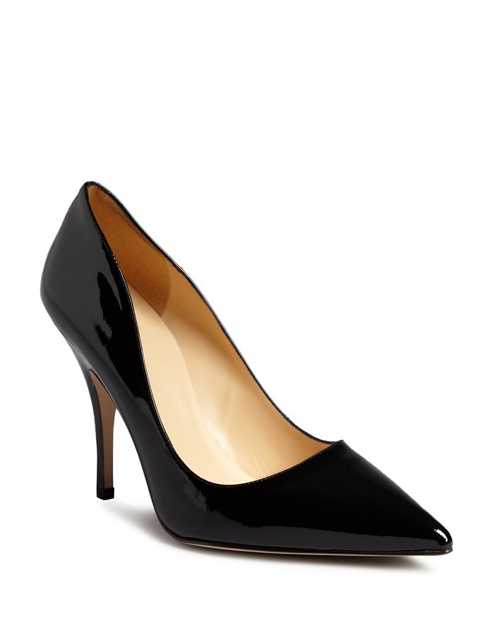 kate spade new york - Women's Licorice Patent High-Heel Pointed Toe Pumps