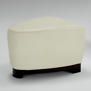 Nicoletti Hollister Ottoman In Torello White