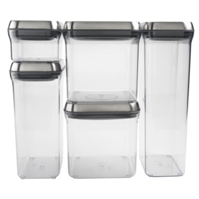 OXO - OXO Steel 5-Piece Pop Container Set