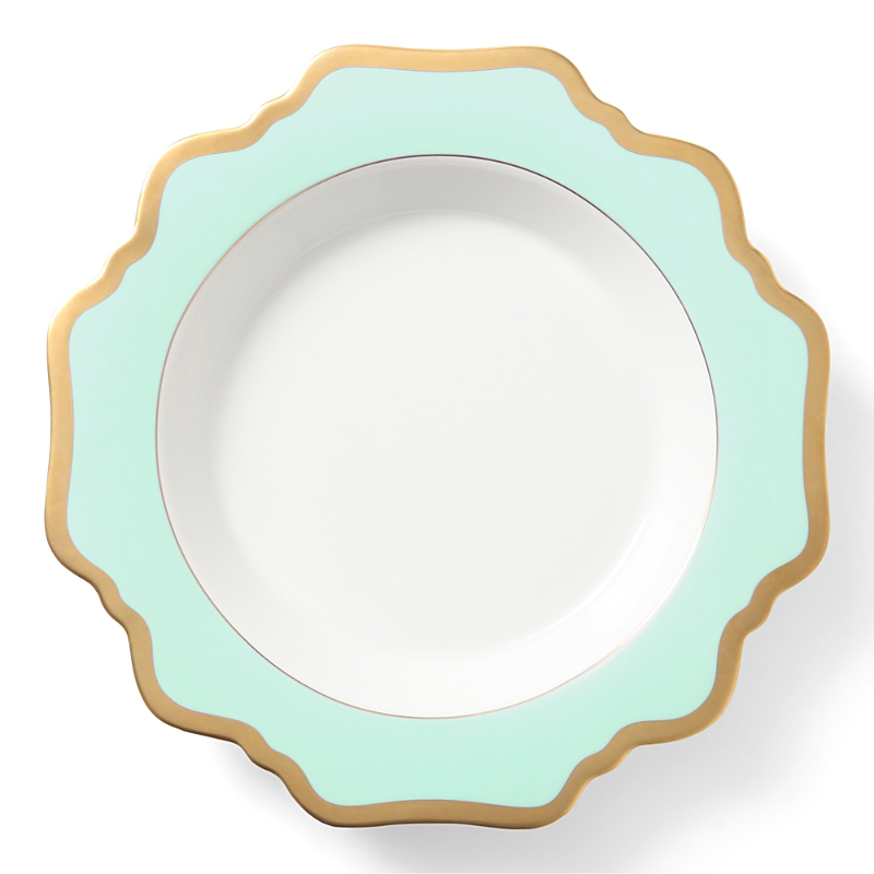 Anna Weatherley Anna's Palette Aqua Green Soup & Pasta Bowl In Aqua Green