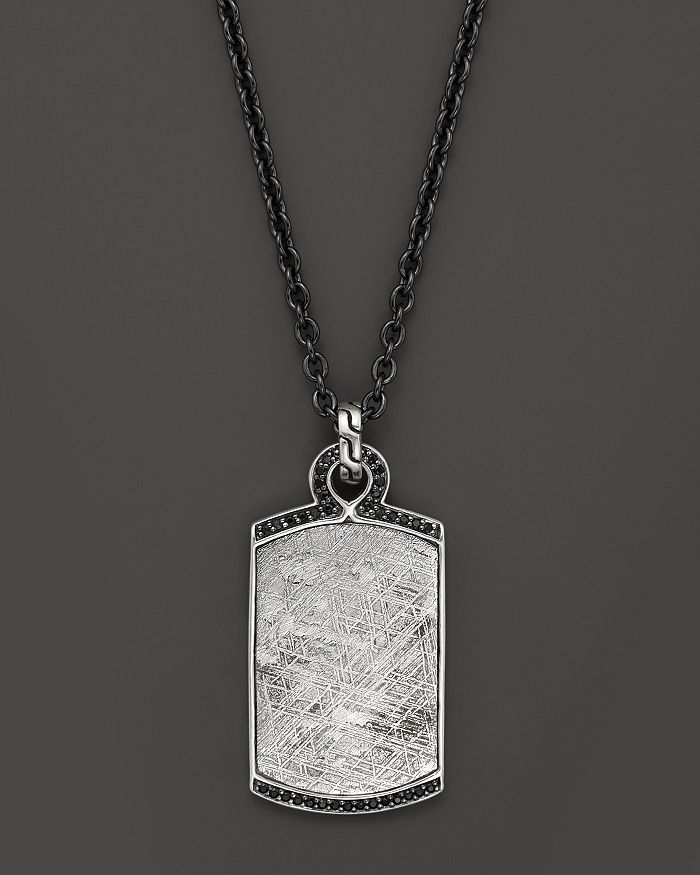 JOHN HARDY Men s Sterling Silver Classic Chain Dog Tag Pendant