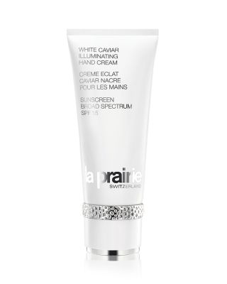 La Prairie White Caviar Illuminating Hand Cream Sunscreen Broad