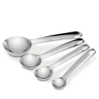 Maison Plus Gold Measuring Cups & Spoons Set, Stainless Steel on