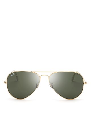 Ray-Ban - Unisex Aviator Sunglasses, 55mm