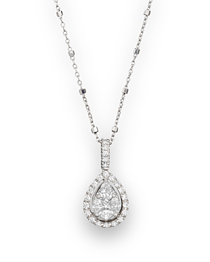 Diamond Fancy Cut Teardrop Pendant Necklace, 0.65 ct. t.w. - 100% Exclusive