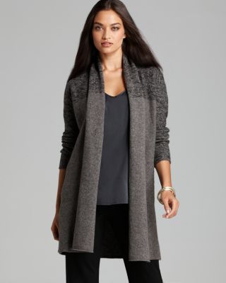 Eileen fisher shawl collar cardigan hotsell