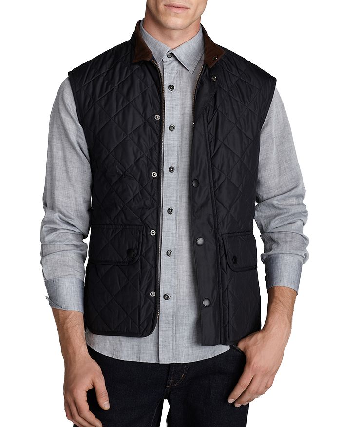 Shop Barbour Lowerdale Quilted Gilet In Black