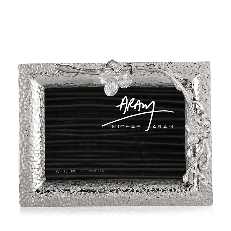 Michael Aram White Orchid Frame, 4 X 6 In Silver