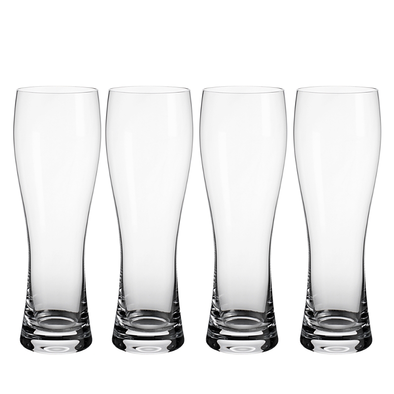 Villeroy & Boch Purismo Wheat Beer Pilsner Glass, Set Of 4 In Clear