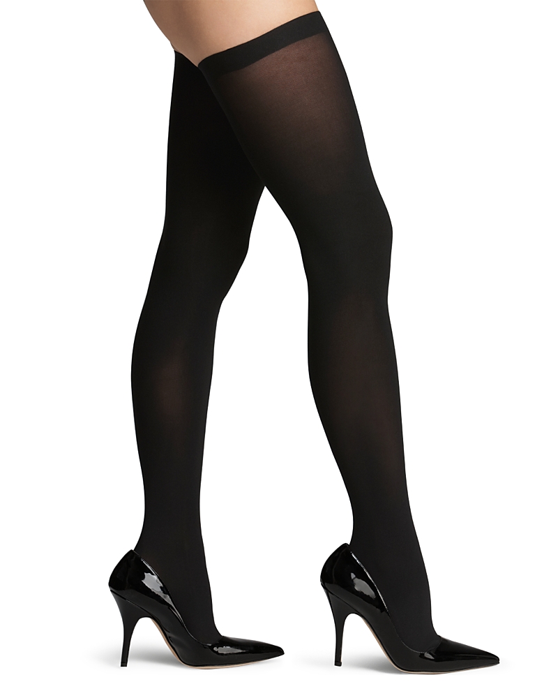 Commando Up All Night Opaque Thigh Highs In Black