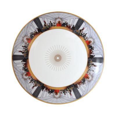 L'Art de la Table Last Supper Megaplex by Marco Brambilla Coupe Plates, Set of 12