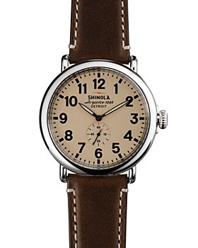 Shinola - The Runwell Dark Coffee & Cream Dial Watch, 47mm