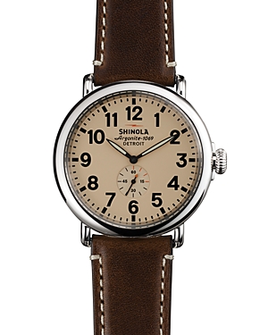 Shinola The Runwell Dark Coffee & Cream Dial Watch, 47mm Shinola The Runwell Dark Coffee & Cream Dial Watch, 47mm