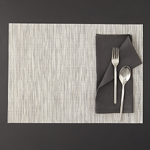 Chilewich Bamboo Rectangular Placemat, 14 X 19 In Chalk