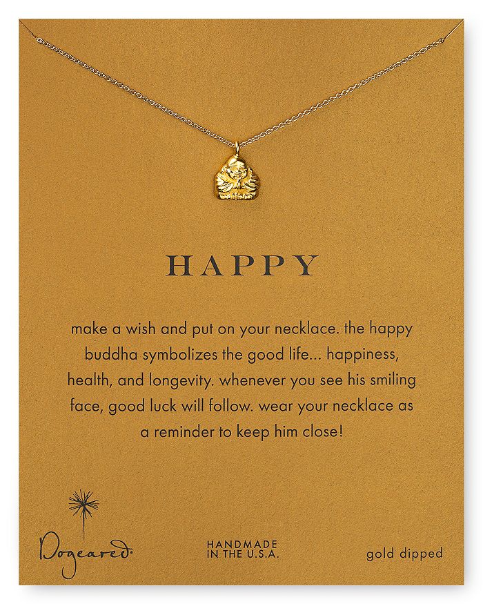 Dogeared new arrivals buddha necklace