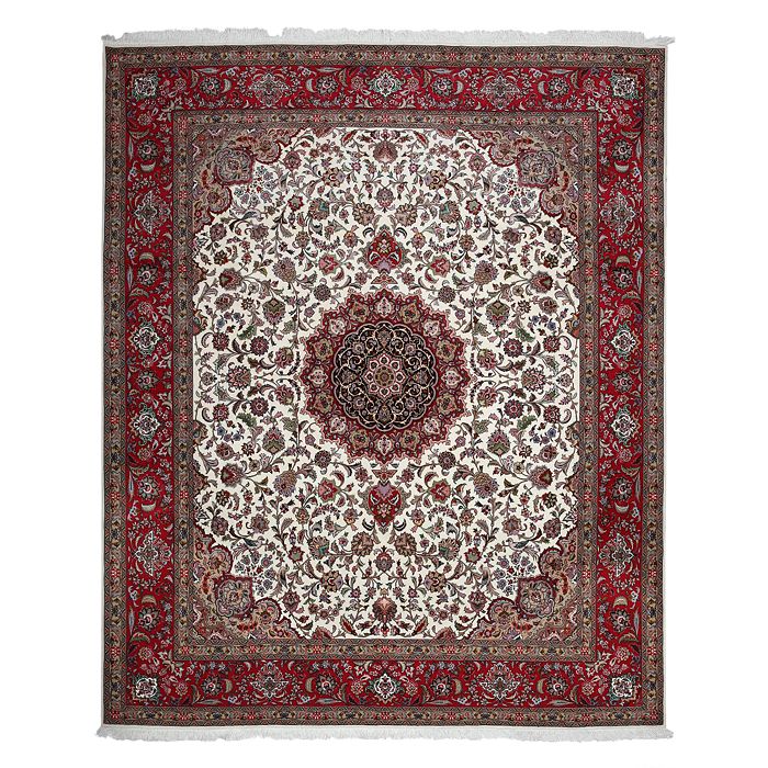 Bloomingdale's Tabriz Collection Persian Rug, 8'2 X 9'10 In Ivory