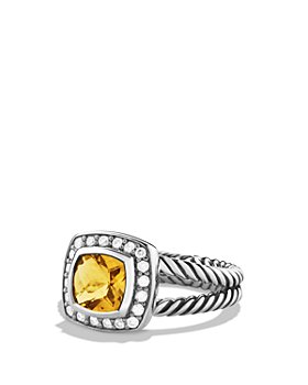 David Yurman - Petite Albion Ring with Gemstone and Diamonds