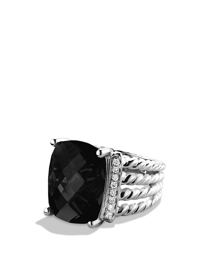 David Yurman - Wheaton Ring with Black Onyx and Diamonds