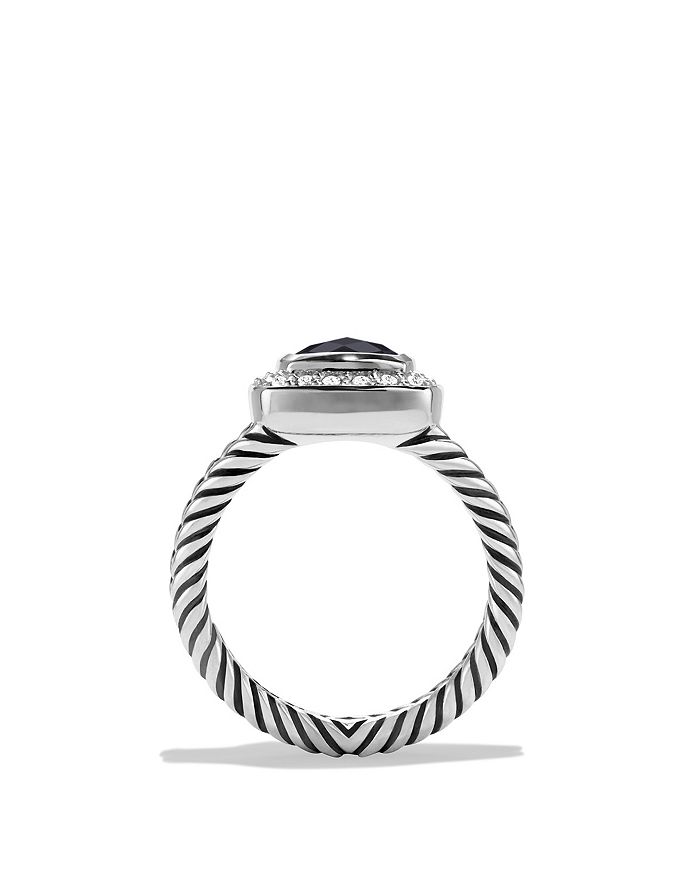 Shop David Yurman Petite Albion Ring With Black Onyx & Diamonds