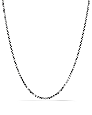 Photos - Pendant / Choker Necklace David Yurman Small Box Chain Necklace with an Accent of 14K Gold 2.7mm, 20 