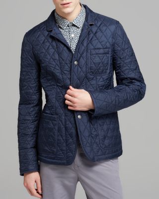 burberry quilted blazer