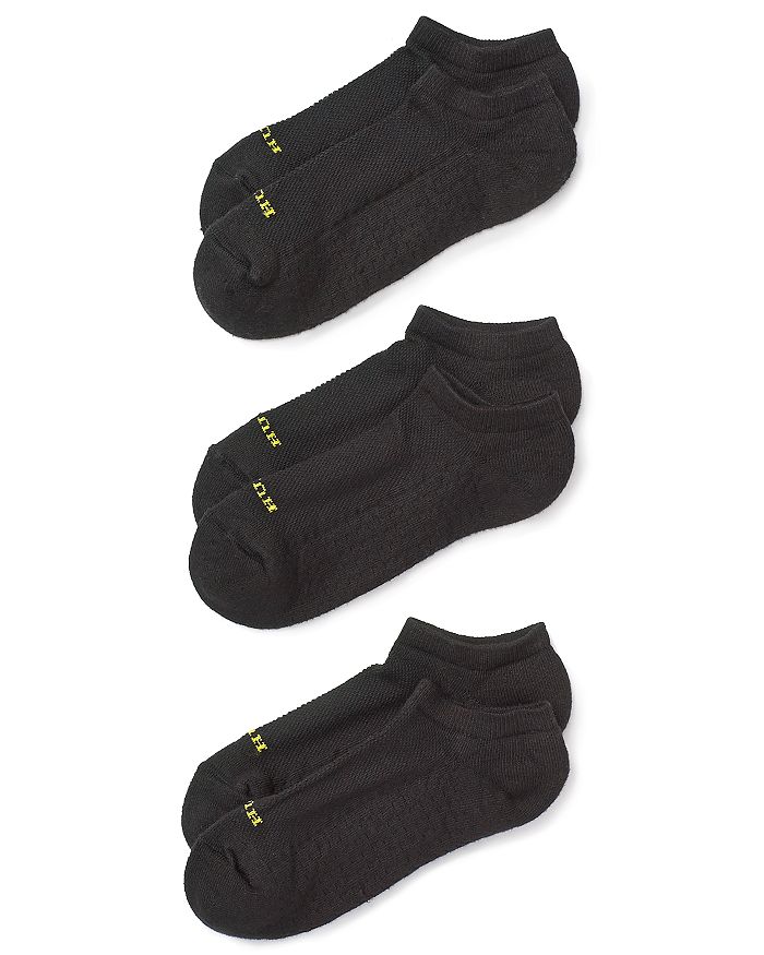 Shop Hue Air Cushion No-show Socks, Set Of 3 In Black