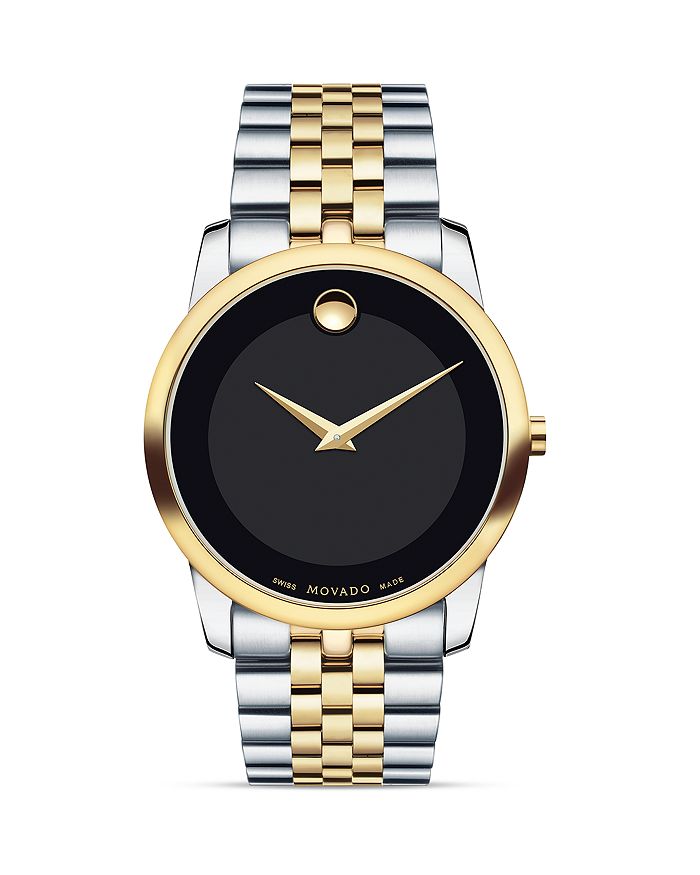 MOVADO MUSEUM CLASSIC TWO-TONE STAINLESS STEEL WATCH, 40MM,0606899